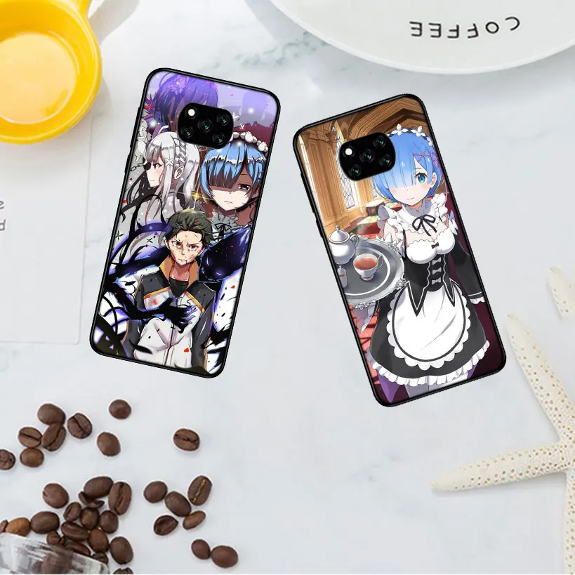 Чехол IL72 Re Zero Ram Rem для Redmi Note 8 9 Pro Max 8T 8A 9A 9T 9S 9C NFC Prime |