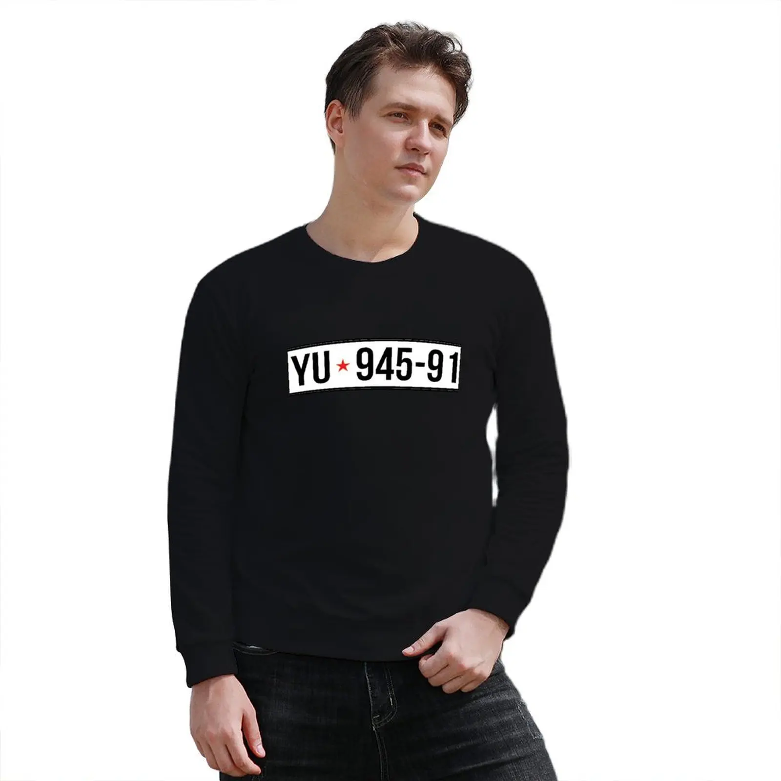 Ex Yugoslavia Jugoslavija SFRJ Auto Registracija Registration Plate пуловер с капюшоном графические футболки