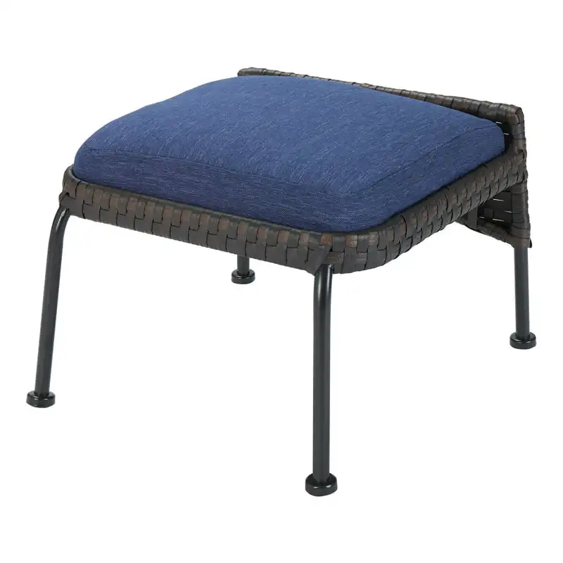 

Glen 5 Piece Outdoor Wicker Leisure Set, Blue