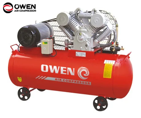 

Piston/two stage high pressure belt piston air compressor for hot sale