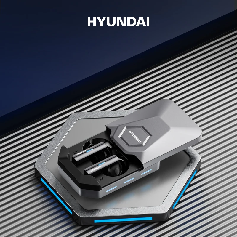 

Original HYUNDAI HY-G02 Fashion Headset Surround Stereo Sound V5.3 Headphones TWS Wireless Low Latency Bluetooth Gaming Earbuds