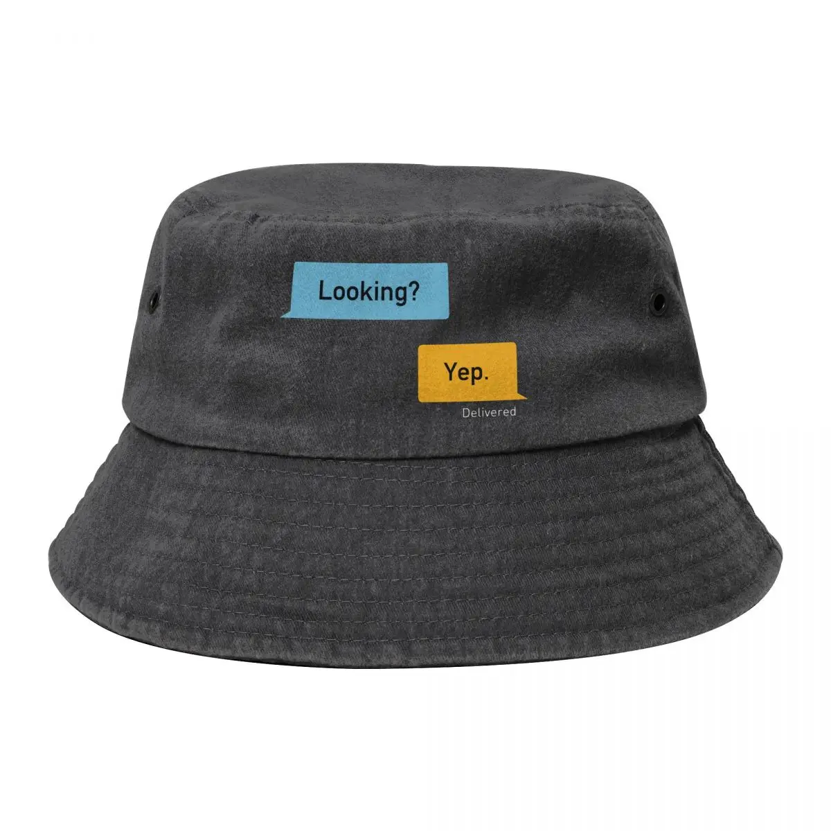Модная Панама с надписью Look Yep для диалогов и сообщений Кепка козырьком Мужская