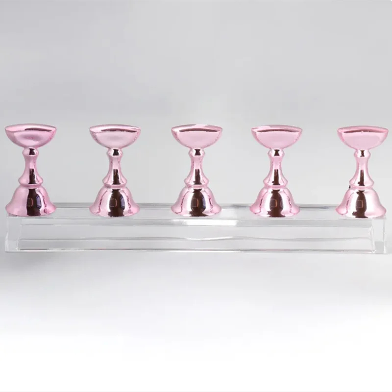 Акриловая магнитная подставка для дизайна ногтей набор из 5 предметов маникюрных