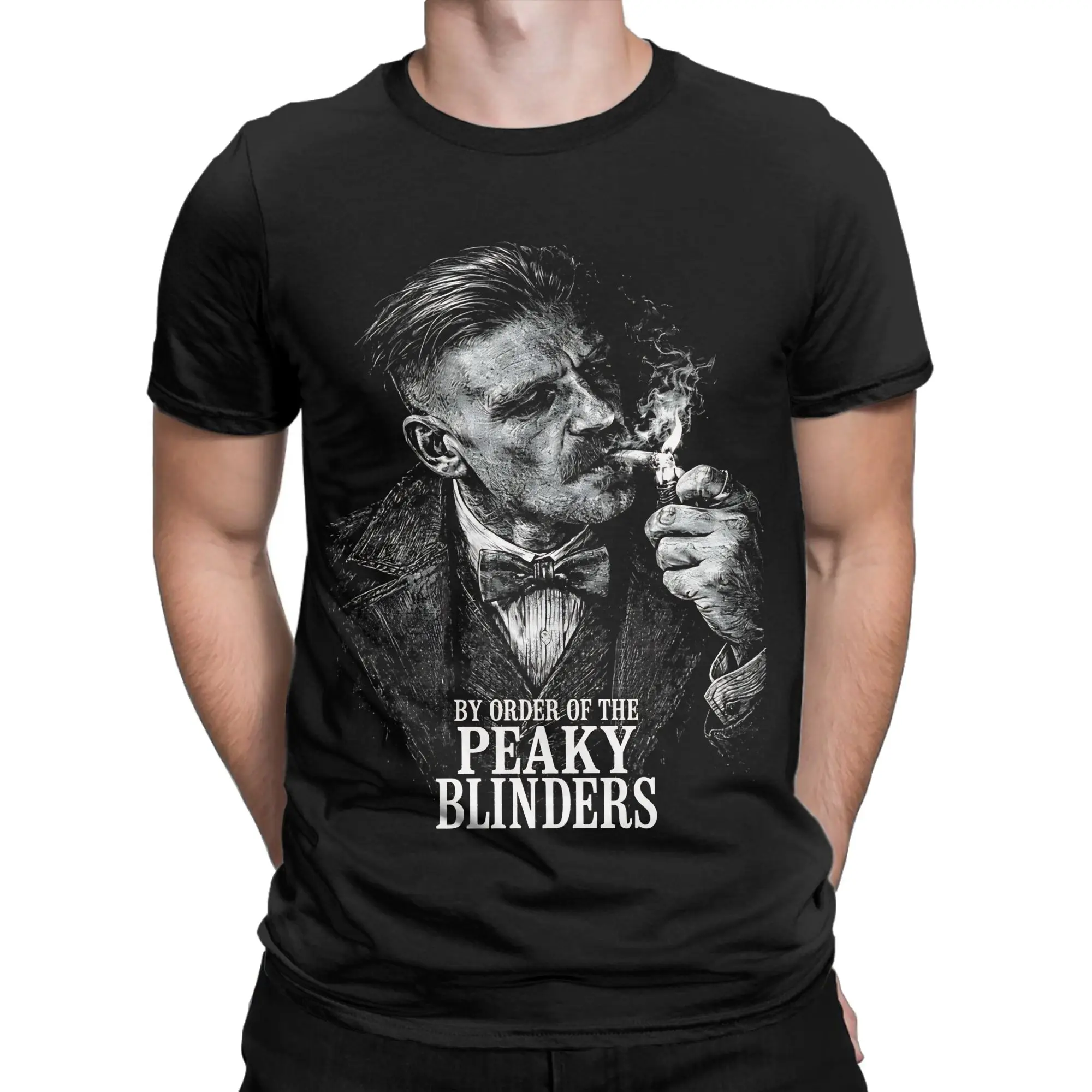 Фото Мужская и женская футболка Tommy Shelby Peakys Blinders The Immortal Man, 100% хлопок, с принтом, верхняя одежда №2
