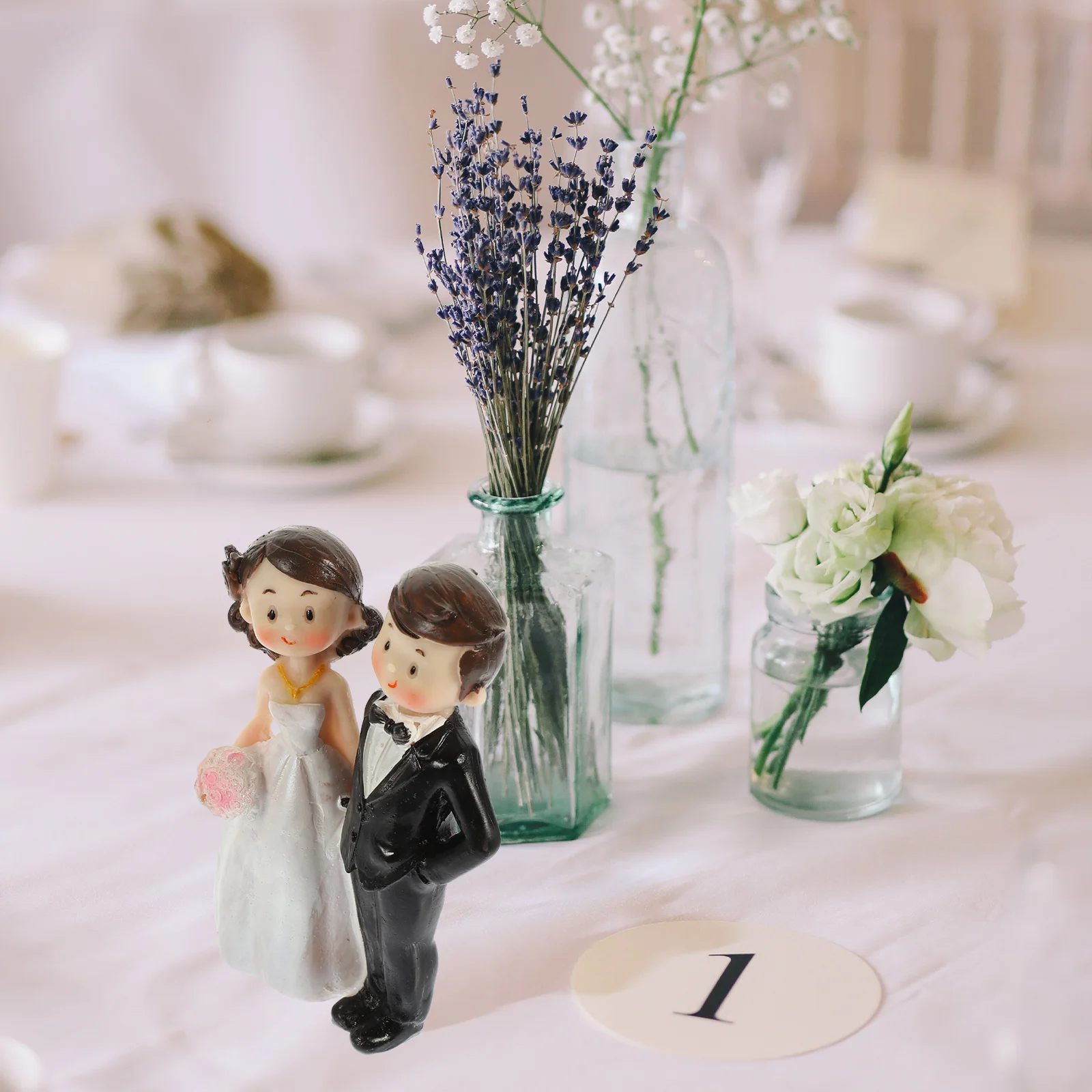 Свадебные украшения миниатюрные фигурки многофункциональный Топпер для торта