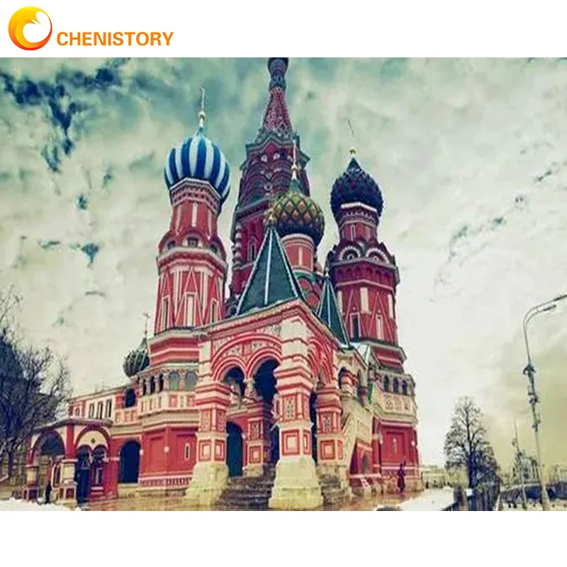 

Набор для рисования по номерам на холсте, с замком