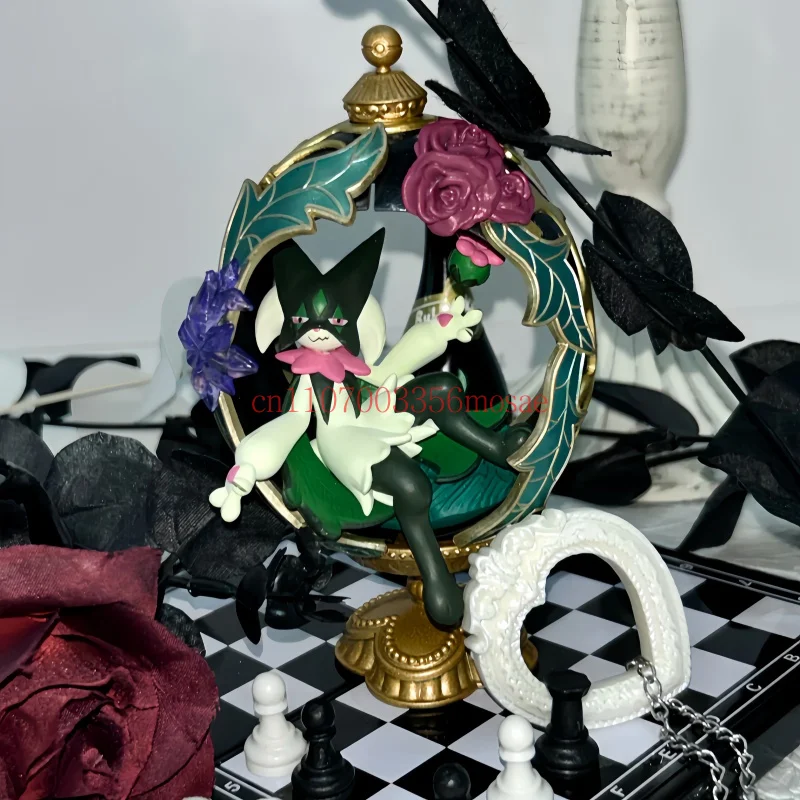 Фото Коллекционная миниатюрная фигурка Re-Ment Original Blind Box Ovaltique Collection 2: Светящиеся Покемоны, декоративная игрушка, подарок №3