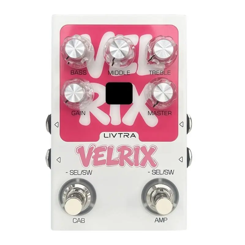 Фото Педаль эффектов Dropship-For LIVTRA VELRIX Amp IR, гитарная педаль с 9 предусилителями + 9 имитаций кабинетов, NAM/IR-лодер, лупер для живых выступлений и студийной работы №1