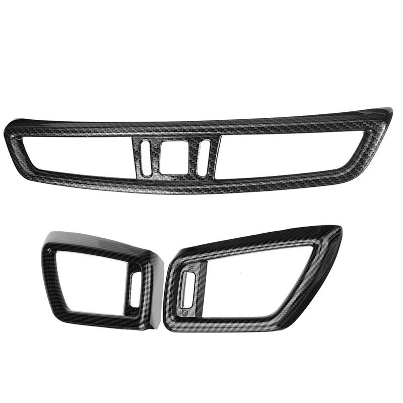 

3Pcs Car AC Vent Center Air Conditioning Outlet Cover Trim For Nissan Qashqai J11 X-Trail X Trail T32 2014-2020