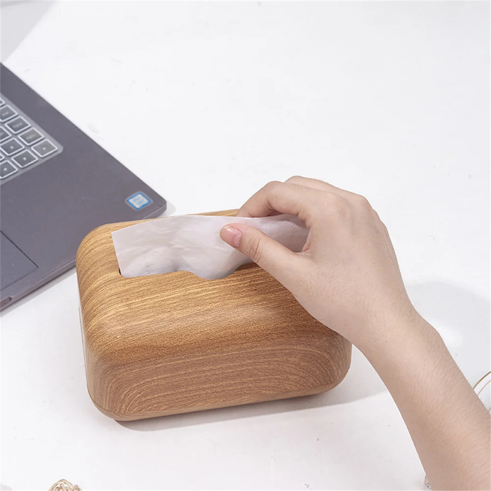 

Retro For Home Office Tissue Boxes Household Paper Towel Storage Box Tissue Holder Desktop Decoration Simple Stylish
