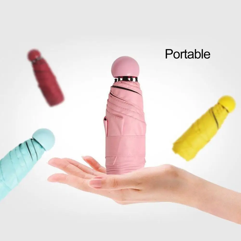 

Umbrella Small Windproof Easy to Carry Sturdy Frame Folding Umbrella for Women Girls