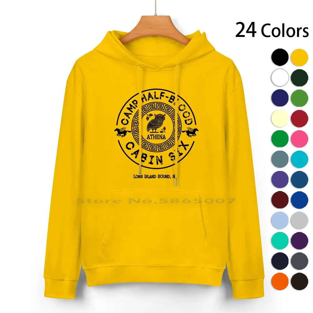 

Cabin Six-Athena-Percy Jackson-Camp Half-Blood-Pure Cotton Hoodie Sweater 24 Colors Pjo Percy Jackson Tumblr Athena Camp Half