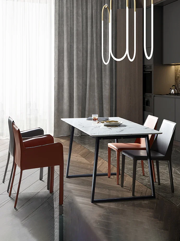 Минималистичный легкий роскошный домашний стул для рабочего стола со спинкой