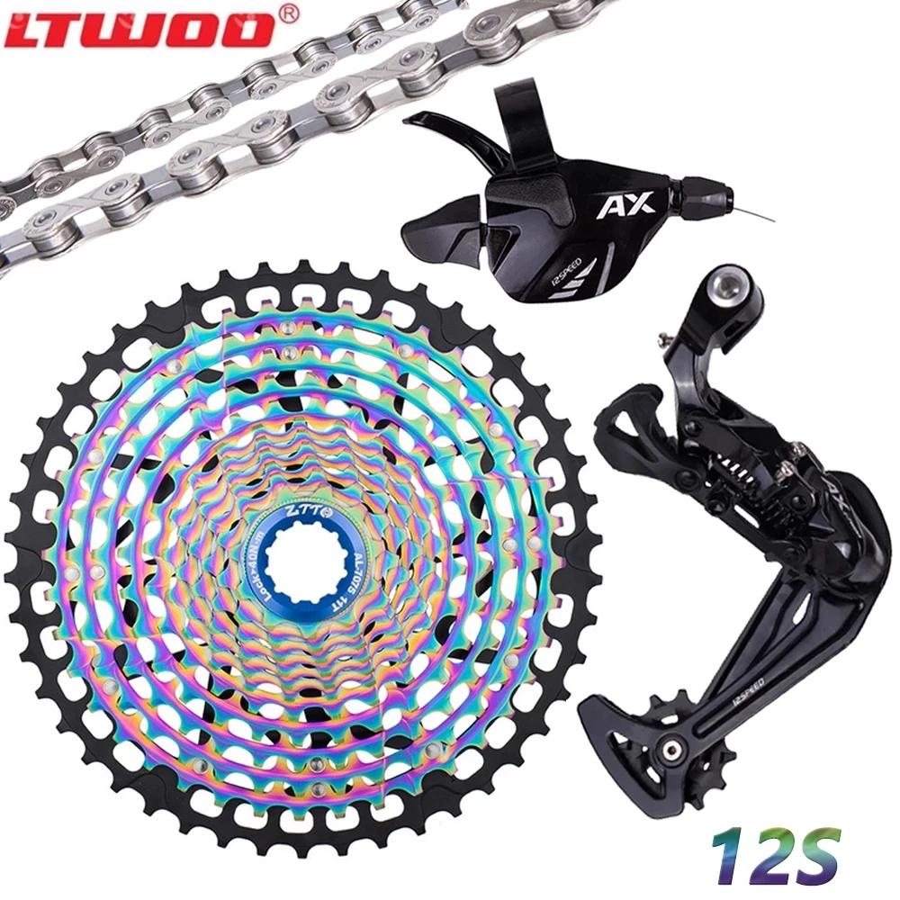 

LTWOO MTB 12 Speed Groupset HG standard Bike Shifter Rear Derailleur 1x12 Group Set For Mountain Bike 12speed Kit 12s Cassette