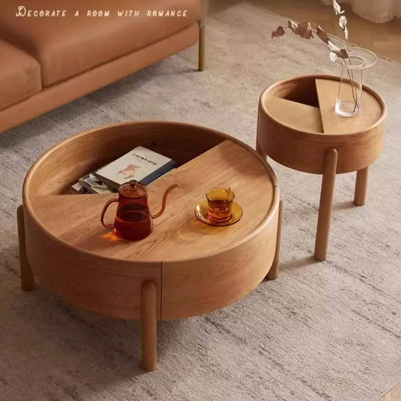 Водонепроницаемый милый кофейный столик деревянное хранилище уникальный