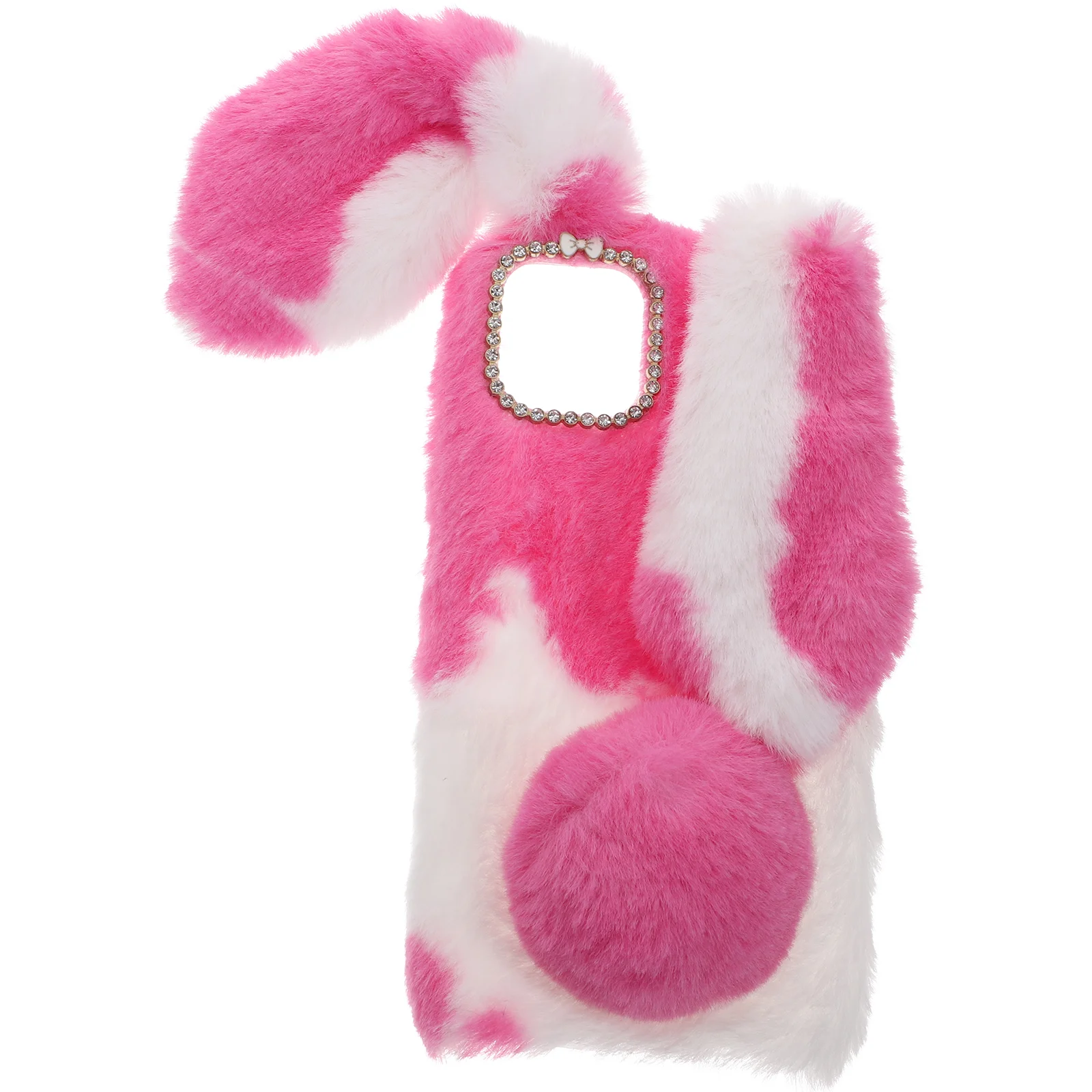 

1Pc Plush Ornament Fluffy Cover Case for Home Girl Decor Female