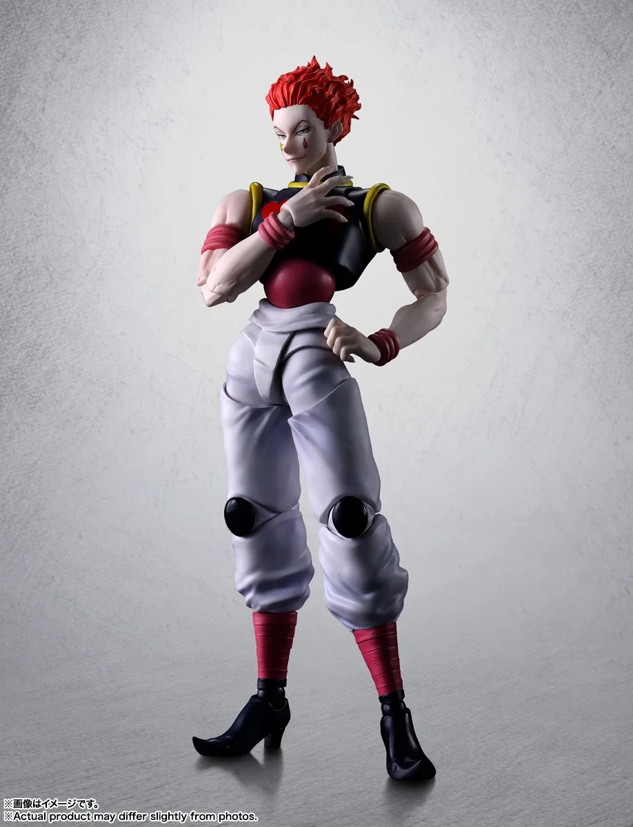Фото В наличии оригинальная фигурка BANDAI SHFiguarts HUNTER HUNTER Хисока, модель из аниме, экшн-игрушка. №2