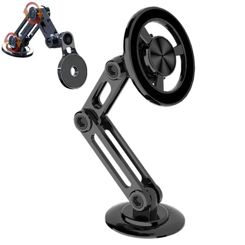 

Strong Magnetic Car Long Arm Phone Holder Magnetic Gym Phone Holder Windshield Hands-Free Automobile Mounts For Car Phone Holder