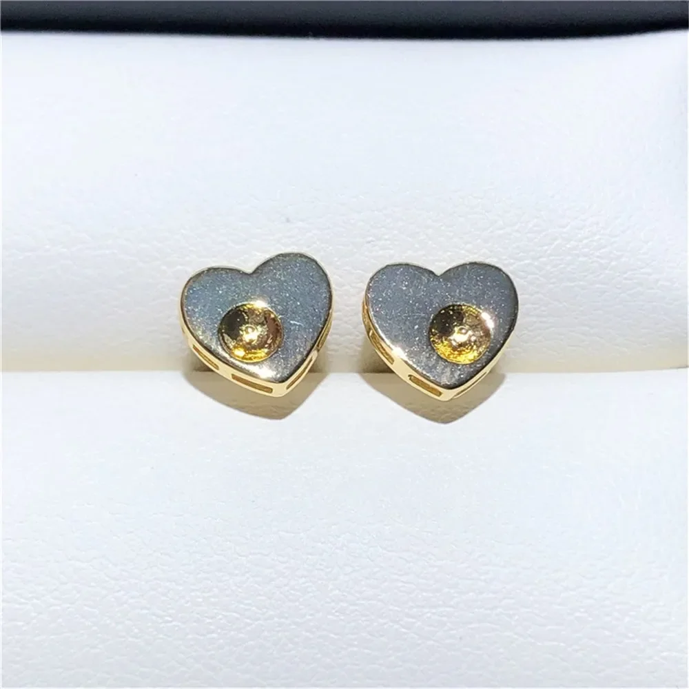 Серьги-кольца из 18-каратного золота ювелирные изделия высокого качества