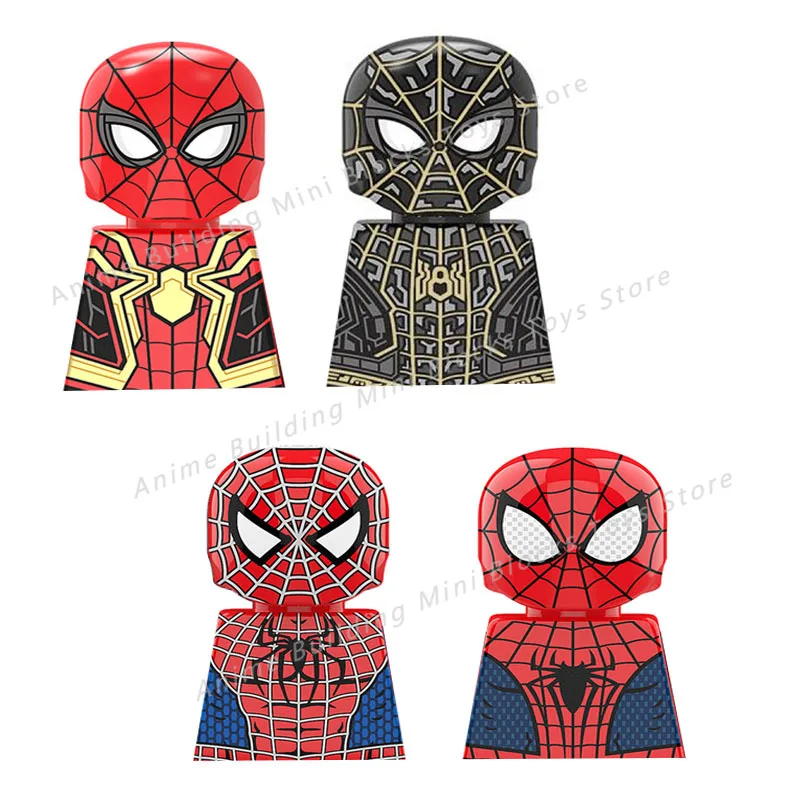 

KT1055 Heros Movies Series Building Blocks Spiders-Man Anime Cartoon Mini-Figures Action Toy Bricks Kids XP419 XP420 XP421 XP422