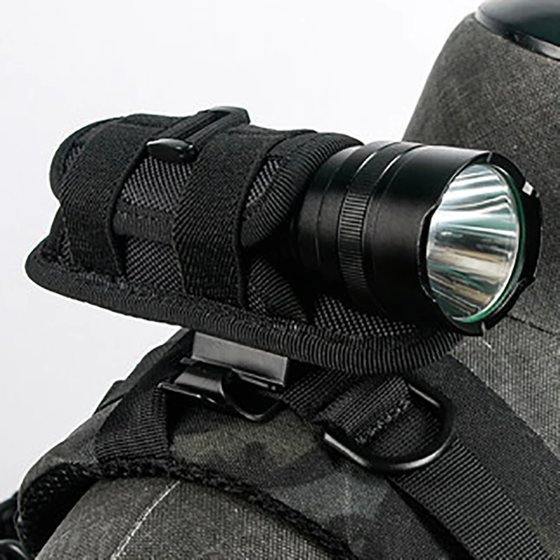 

Охотничий светильник, аксессуары, наборы для выживания, тактический Чехол для фонарика с поворотом на 360 градусов, чехол для фонарика с ремн...