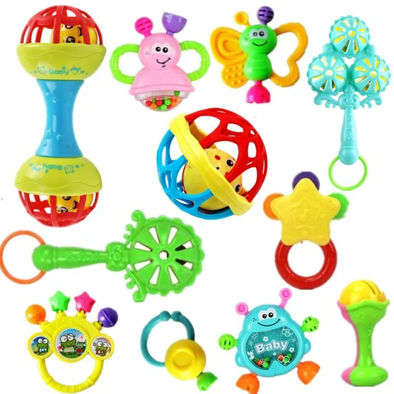 

Cartoon Hands Grasp Baby Rattle Toys Infant Teether Educational Early Development Rattles For Babies 0 12 Months Newborn Toys