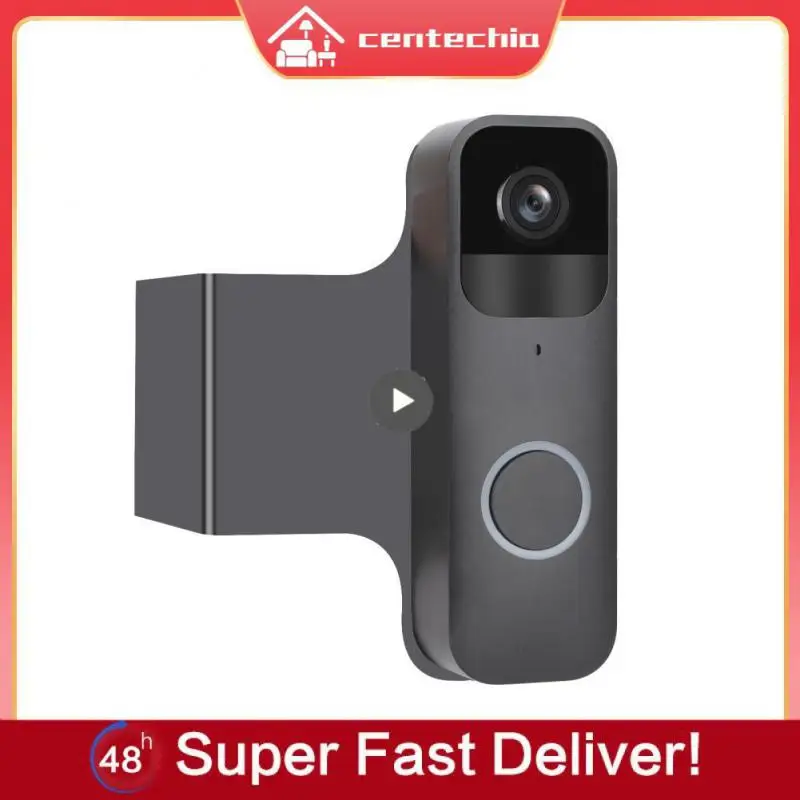 

For Most Home Office Video Doorbell Bracket Multi-function Wireless Video Doorbell Stand Doorbell Mounting Bracket No Punching