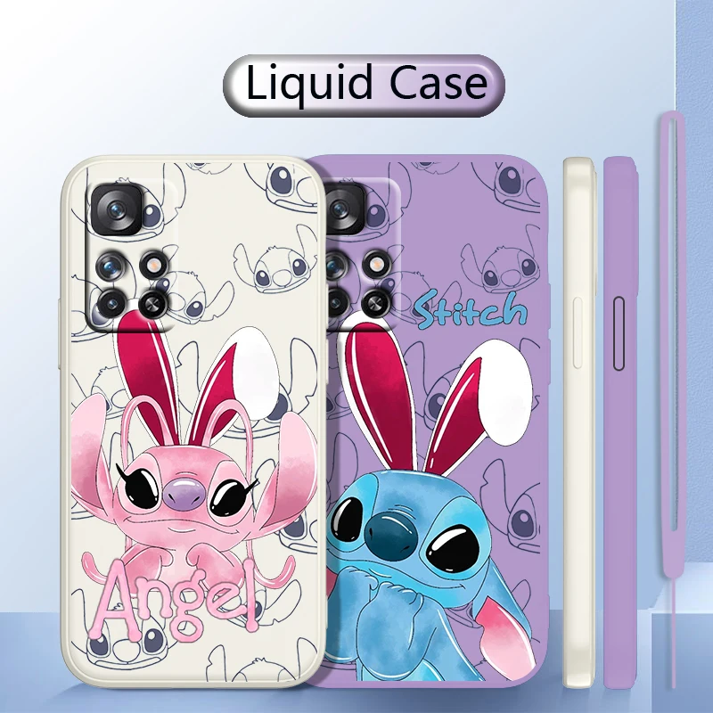 Стич Лило Ангел розовый для Xiaomi Redmi 12C 11 Prime A1 10 10X 9 9A 9T 9AT 8 8A 7 6 Pro 4G фотомагнитный