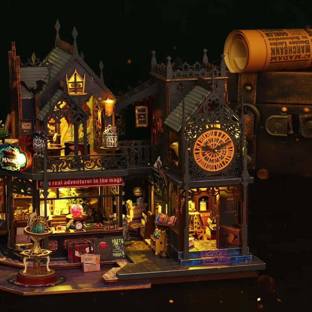 Миниатюрный комплект для дома со светодиодной подсветкой набор миниатюрного