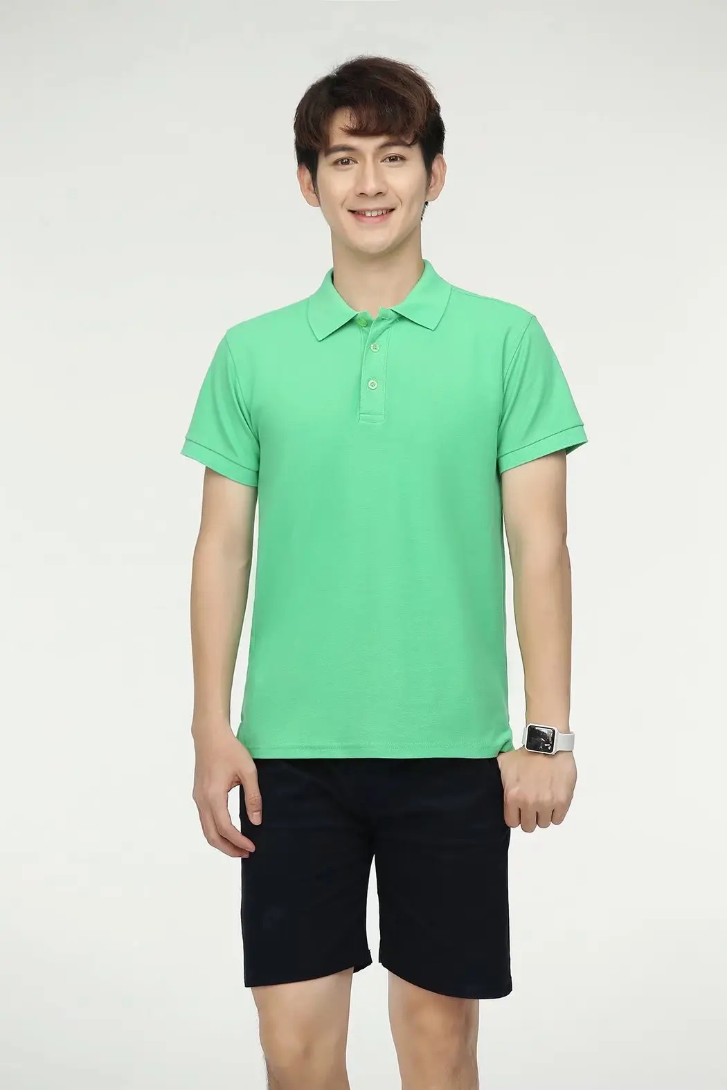 

Men Polo Shirts Plain Blank Summer Tops Camisas рубашки 100%Cotton