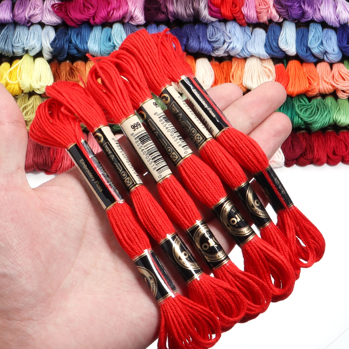 Полиэстеровая нить для вышивки крестиком 8 м 6 шт./лот