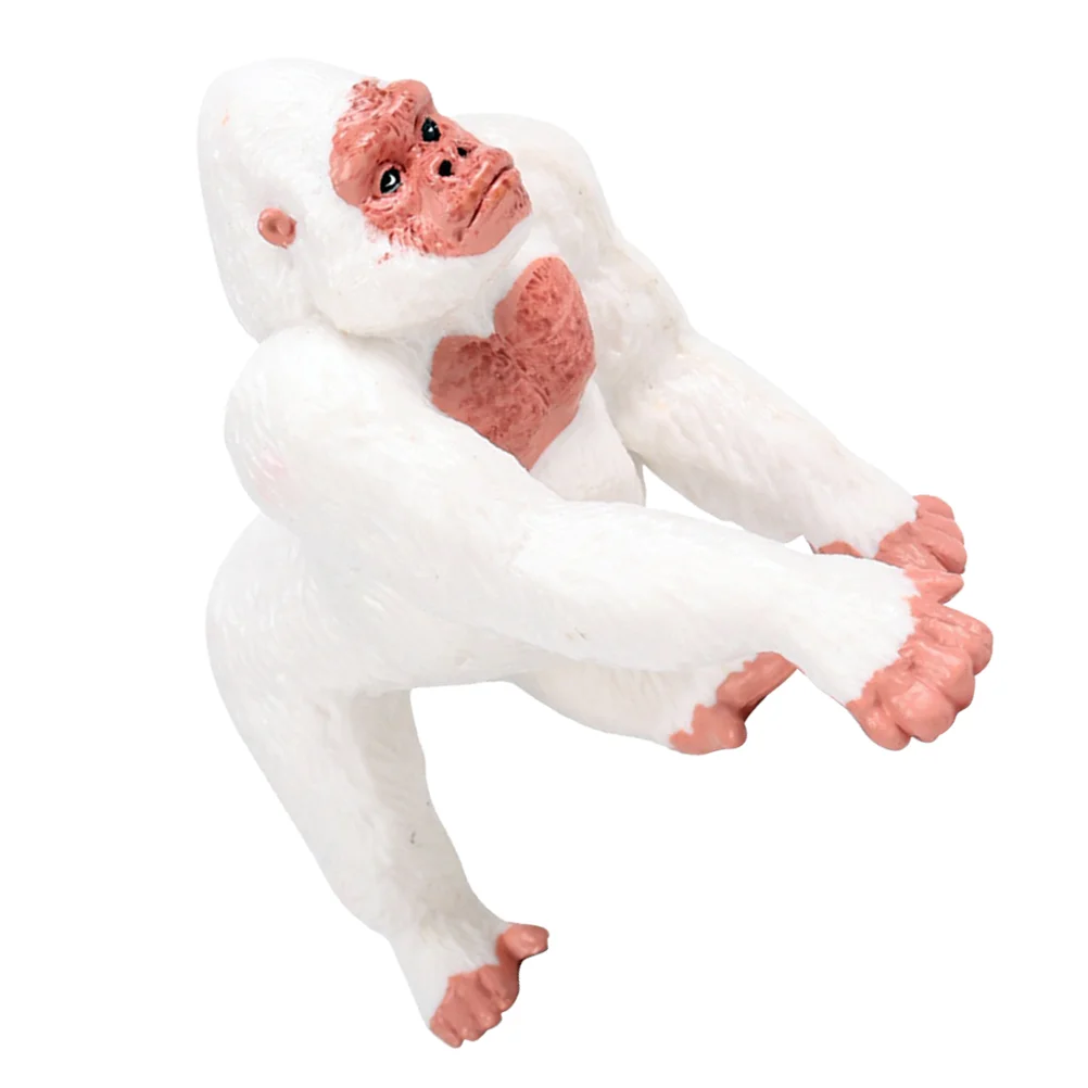 

Statue Gorilla Animal Chimpanzee Sculpture Garden Decoration Model Home Money Outside Lawn Figurines Monkeys Decorking Figure