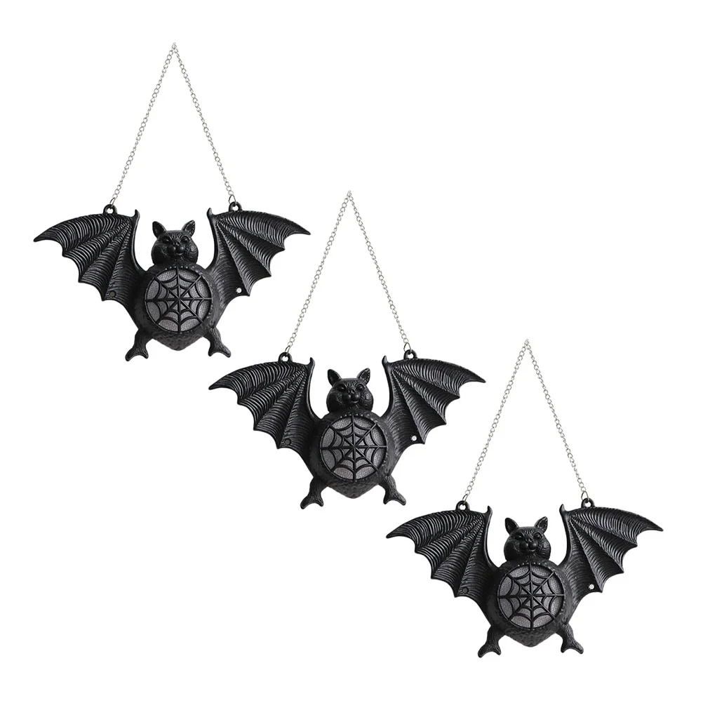 

3pcs Bat Shape Lighting Pendants Delicate Bat Shape Lighting Hanging Decors