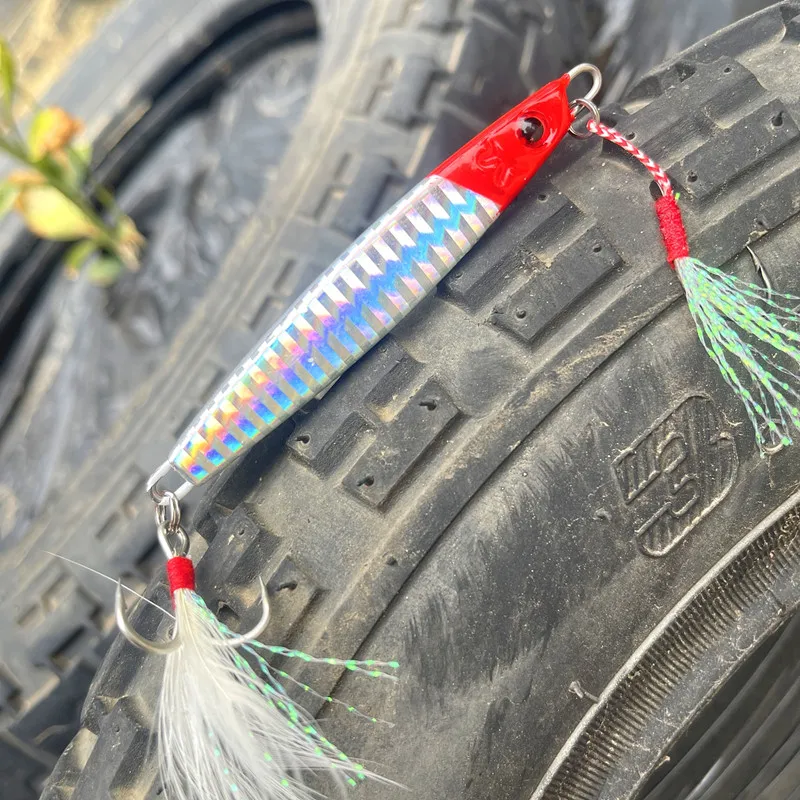 

Ufishing морская рыболовная приманка 40 г/60 г/80 г, медленный джиг 2022, светящаяся приманка для джиггинга живота, 1 шт./партия, искусственная приманк...