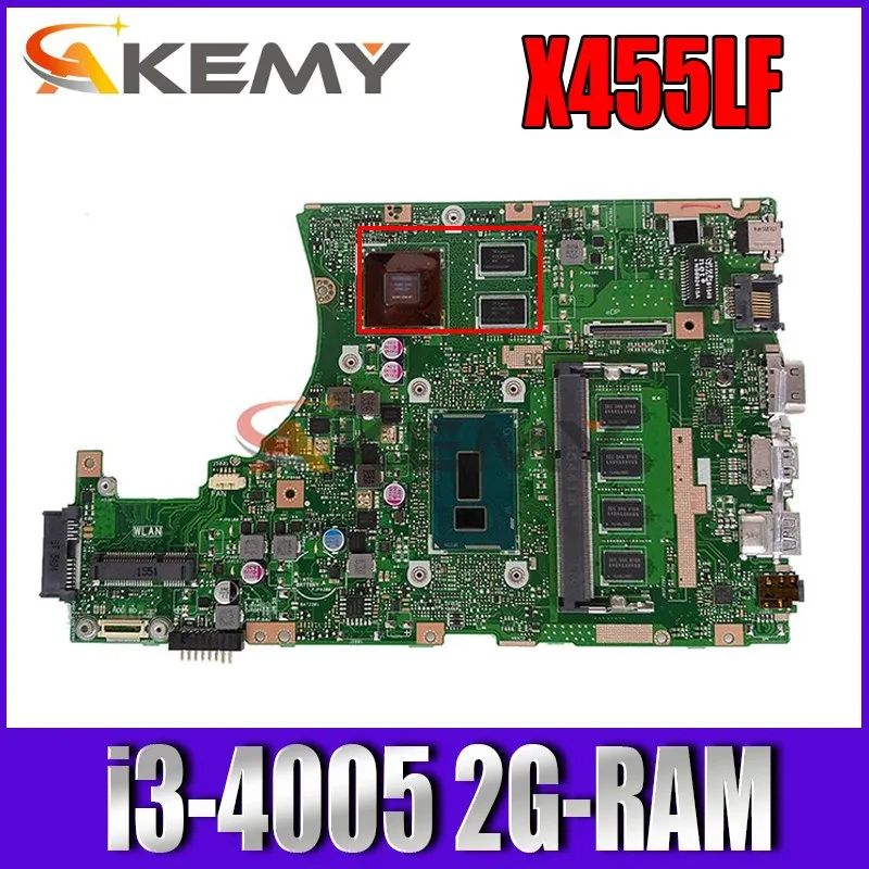 

Akemy X455LF Laptop motherboard For Asus X455LJ X455LF A455L K455L X455L mainboard 2G-RAM i3-4005U