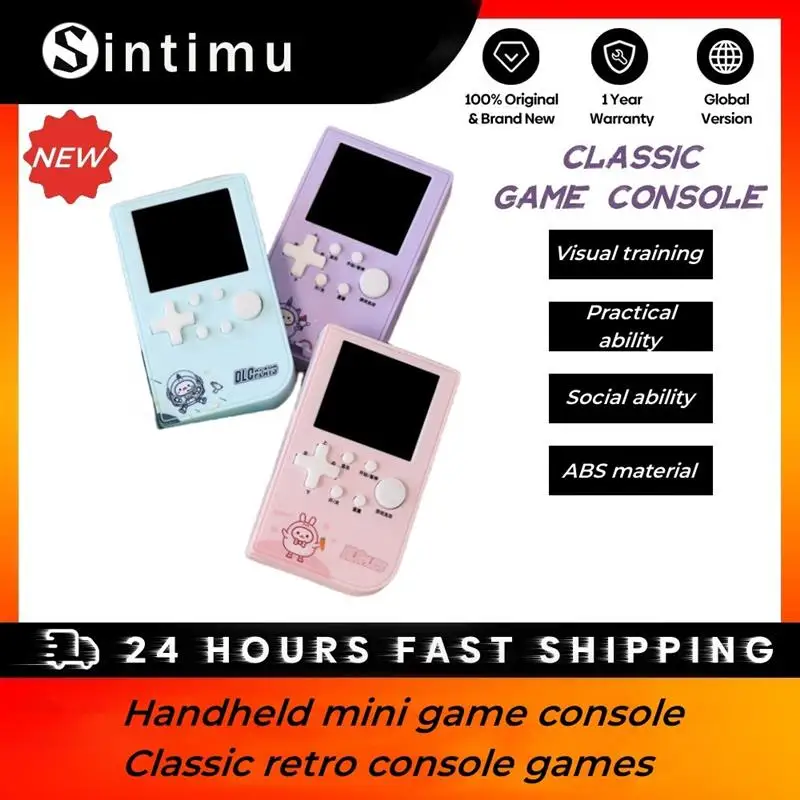

Portable Mini Handheld Game Console ABS Retro Classic Leisure Brick Games Machine for Kid's Educational Gift Toys Gaming Gamepad