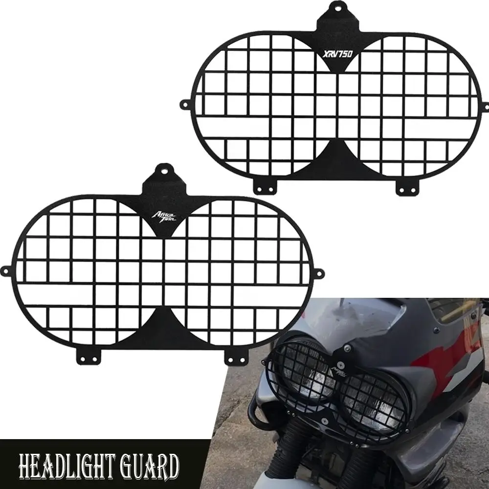 

Motorcycle Headlight Headlamp Grille Shield Guard Cover Protector For Honda XRV750 Africa Twin 1996-2002 1997 1998 1999 XRV 750