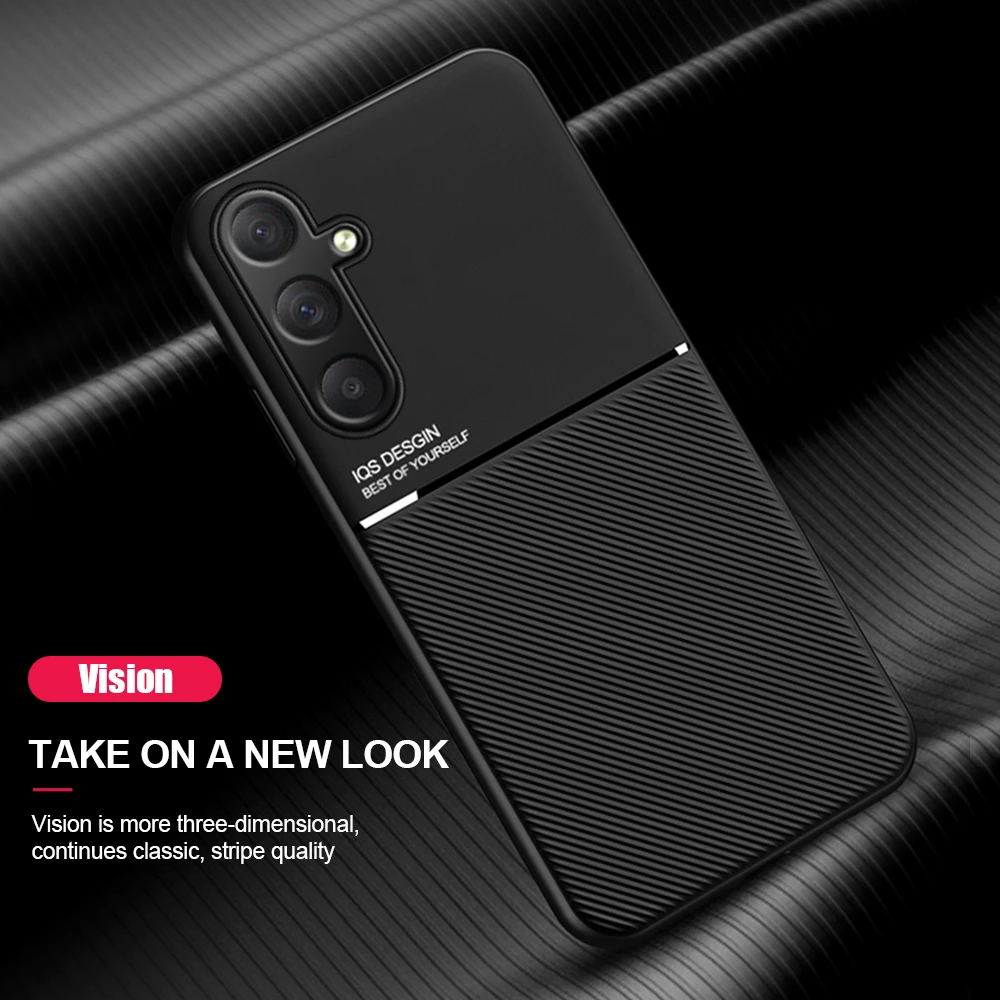 Магнитный кожаный чехол для Samsung Galaxy S24 FE 5G Samung Sumsung S24FE S 24FE 24 2024 TPU мягкая рамка