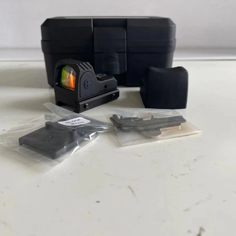 

new Mini RMR Red Dot Sight Collimator Glock Rifle Reflex Sight Scope Voor Airsoft Hunting Handgun