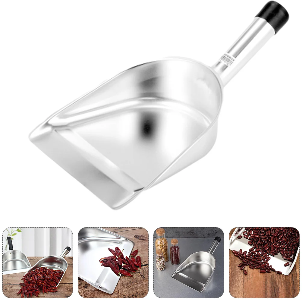 

Scoopiceflour Kitchen Cream Metal Cube Scoops Bar Scooper Stainless Candy Coffee Dry Steel Spoon Utility Bean Tea Pet Fruit
