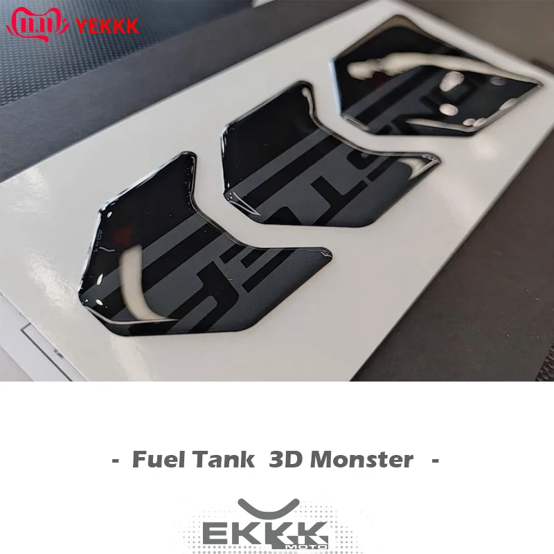 

For Ducati Monster 950 821 Compatible Fuel Tank 3D Motorcycle Sticker Gas Fuel Oil Tank Pad Protector Monster 950 LOGO