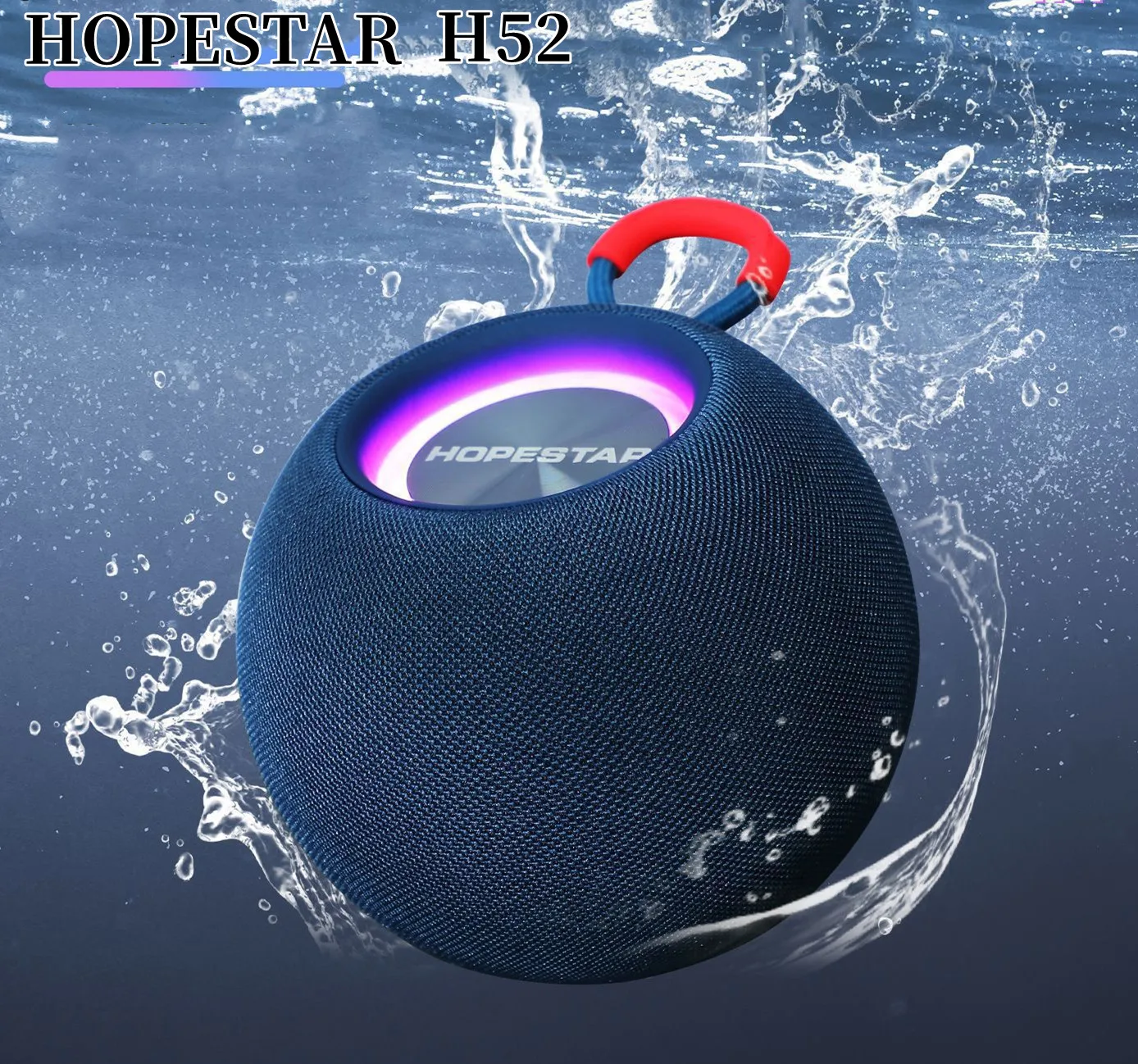 Беспроводные Bluetooth-колонки HOPESTAR H52, портативная мини-Колонка для улицы, музыкальный центр, аудиосистема, громкоговоритель, FM-радио