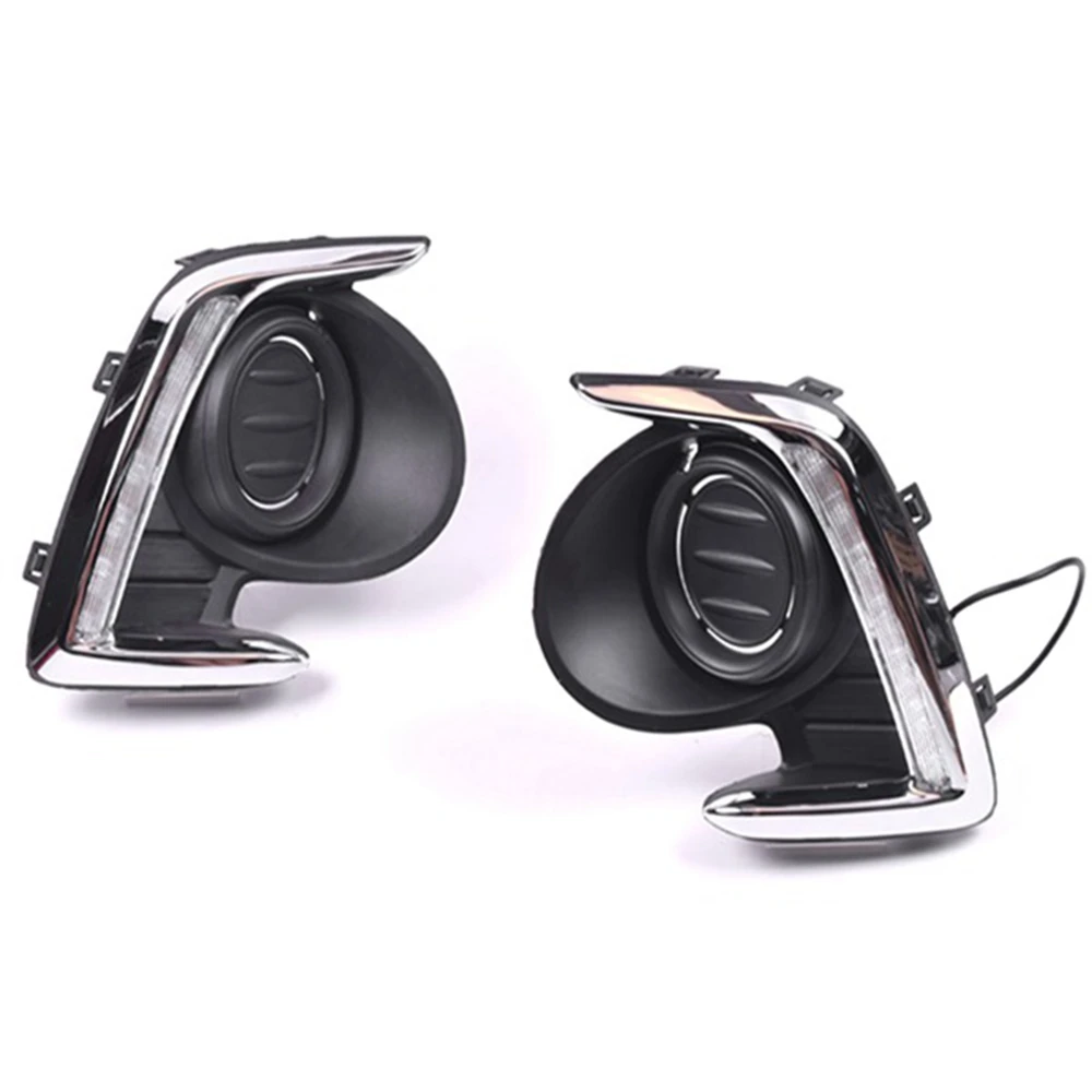 Автомобильные светодиодные дневные ходовые огни для Mitsubishi Attrage Mirage G4 2012-2015