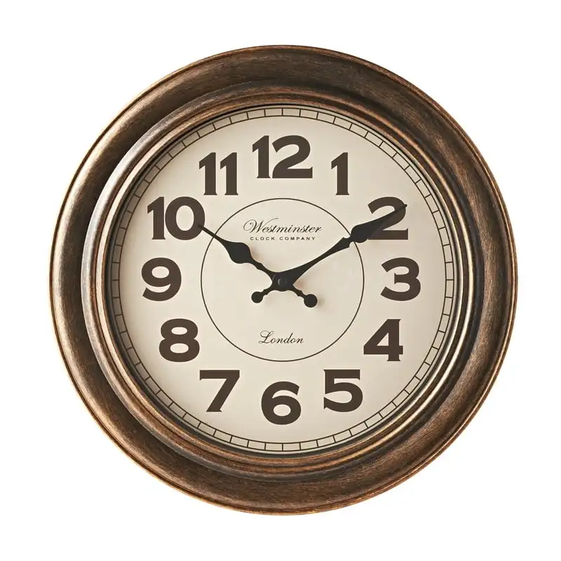

Analog Decorative Wall Clock, Bronze D wall clocks Astronomy room decor Wall watch clock Alarm clock Room decorations for men Ta