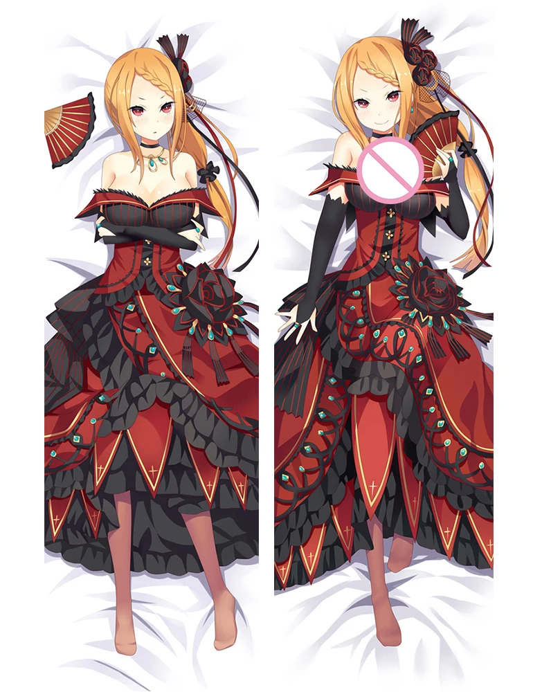 Наволочка Re:zero с изображением Эмилии Рем Рам пимилья настраиваемая Подушка