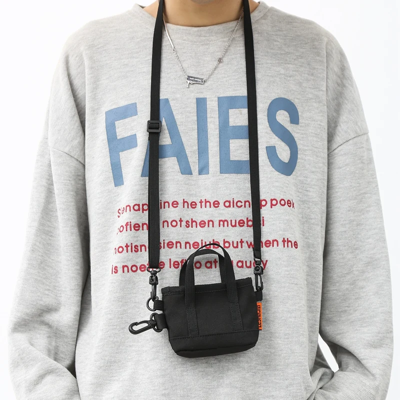 

Fashion Brand Ins Mini Small Shoulder Bag Shoulder Bag Pendant Creative Car Key Key Card Bag Headphone Change Storage Bag