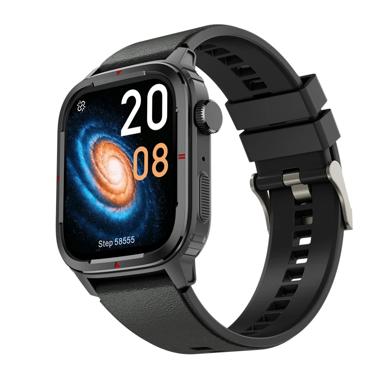 

Smartwatch Q25 Bluetooth Calling Smart Watch Music Play Hifi Speaker 1.7inch HD Screen Temperature Real Time Heart Rate Monitor