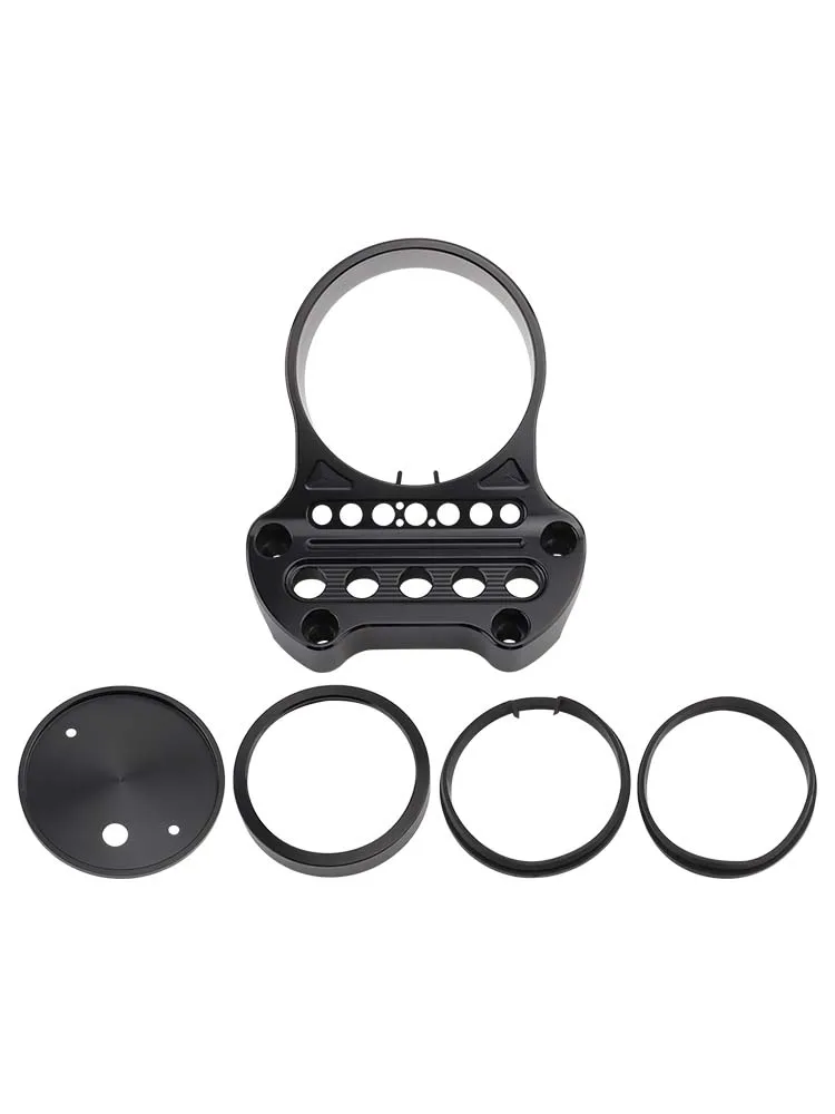 

Мотоциклетная черная версия, чехол со спидометром для перемещения, зажим для руля, подходит для Harley Sportster XL883 95-up Dyna