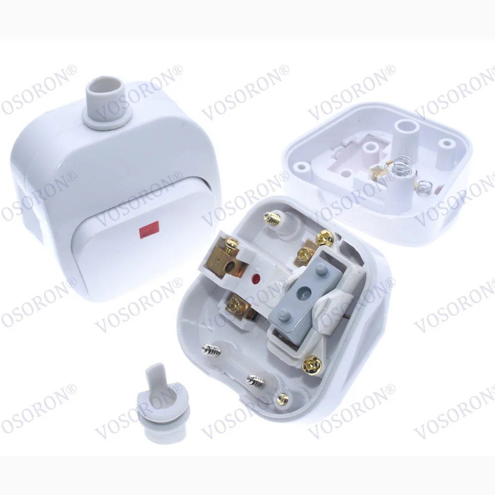 Верхняя вилка 13A BS 3-контактный тип G Англия Саудовская Аравия Дубай Сингапур