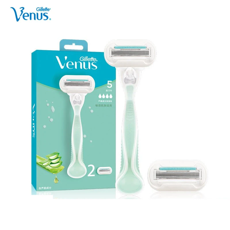 

Gillette Venus Women Razor Hair Remover Machine Deluxe Smooth 5 Layers Shaver for Lady Sensitive Skin Body Hair Cutting